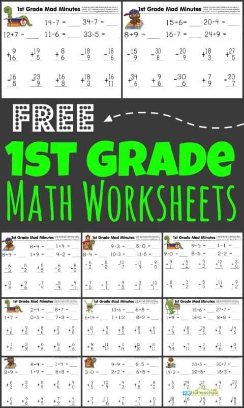 1st grade printable worksheets