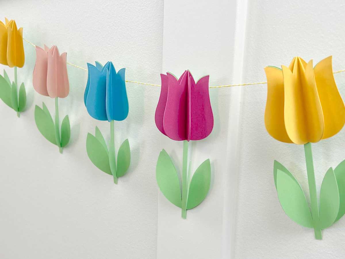 3d tulip template printable free 3d tulip template printable free