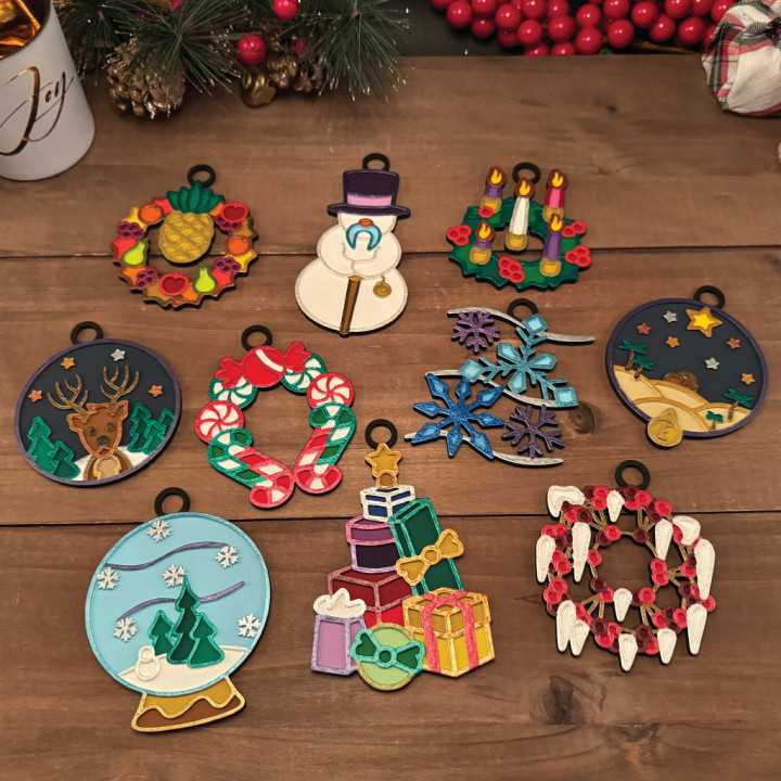 3d printable christmas decorations