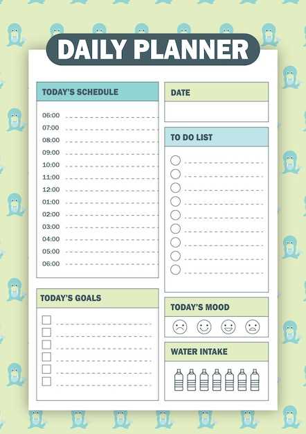 adhd planner printable