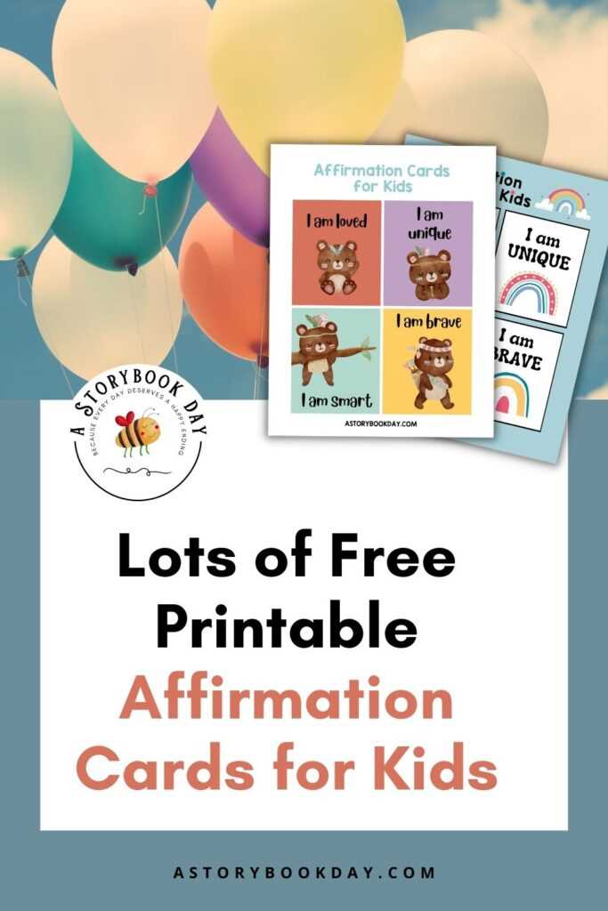 affirmations for kids printable affirmations for kids printable