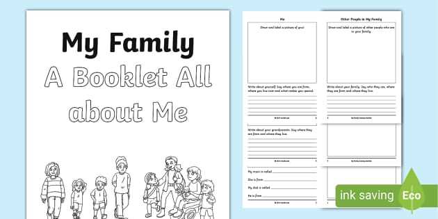 all about my family free printable all about my family free printable