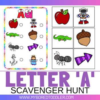 alphabet scavenger hunt printable alphabet scavenger hunt printable