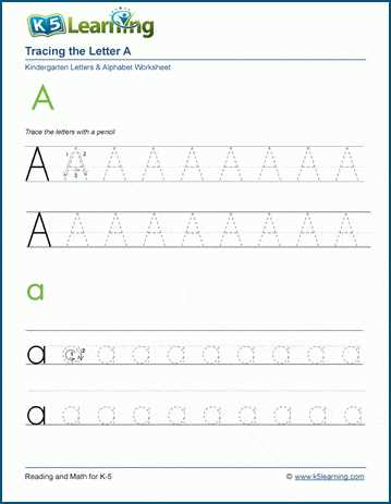 alphabet tracing worksheets printable