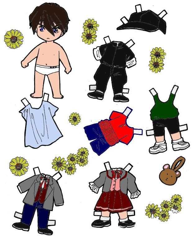 anime paper dolls printable