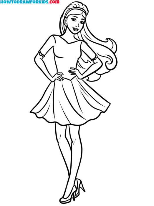 barbie coloring pictures printable