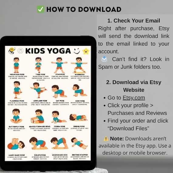 beginner free printable yoga poses