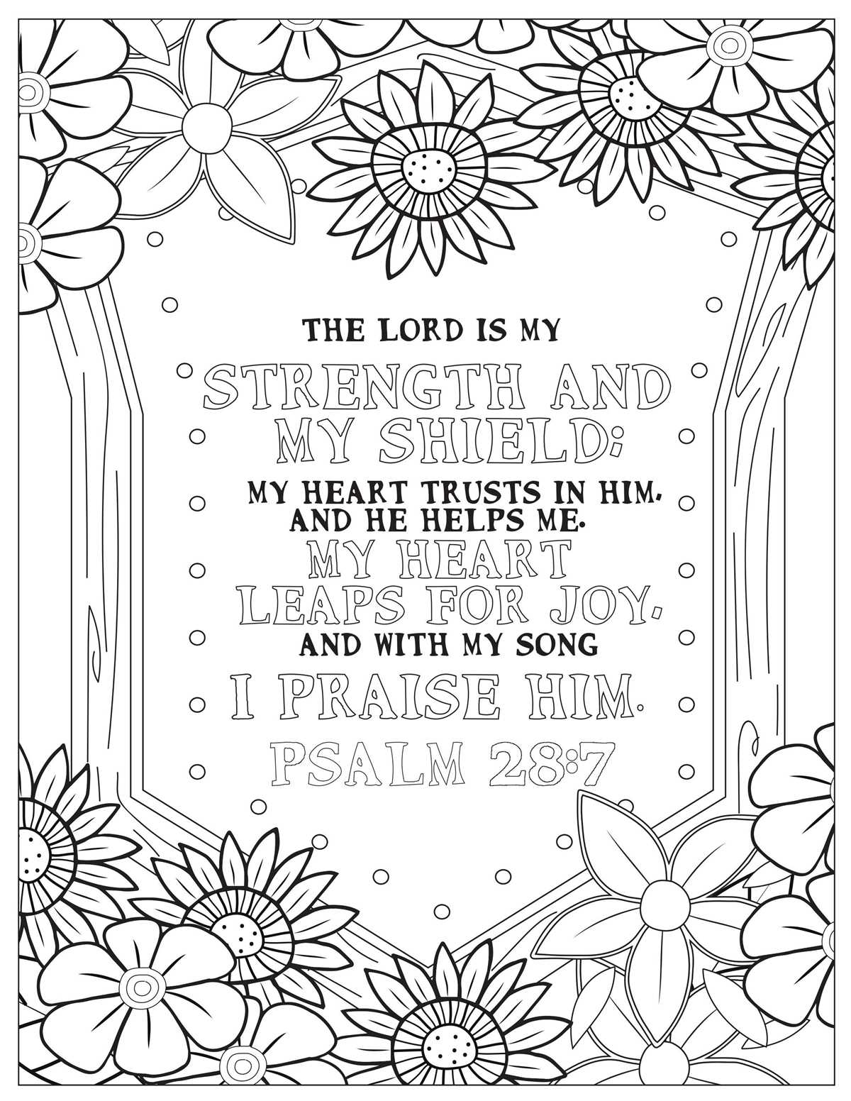 bible color pages printable