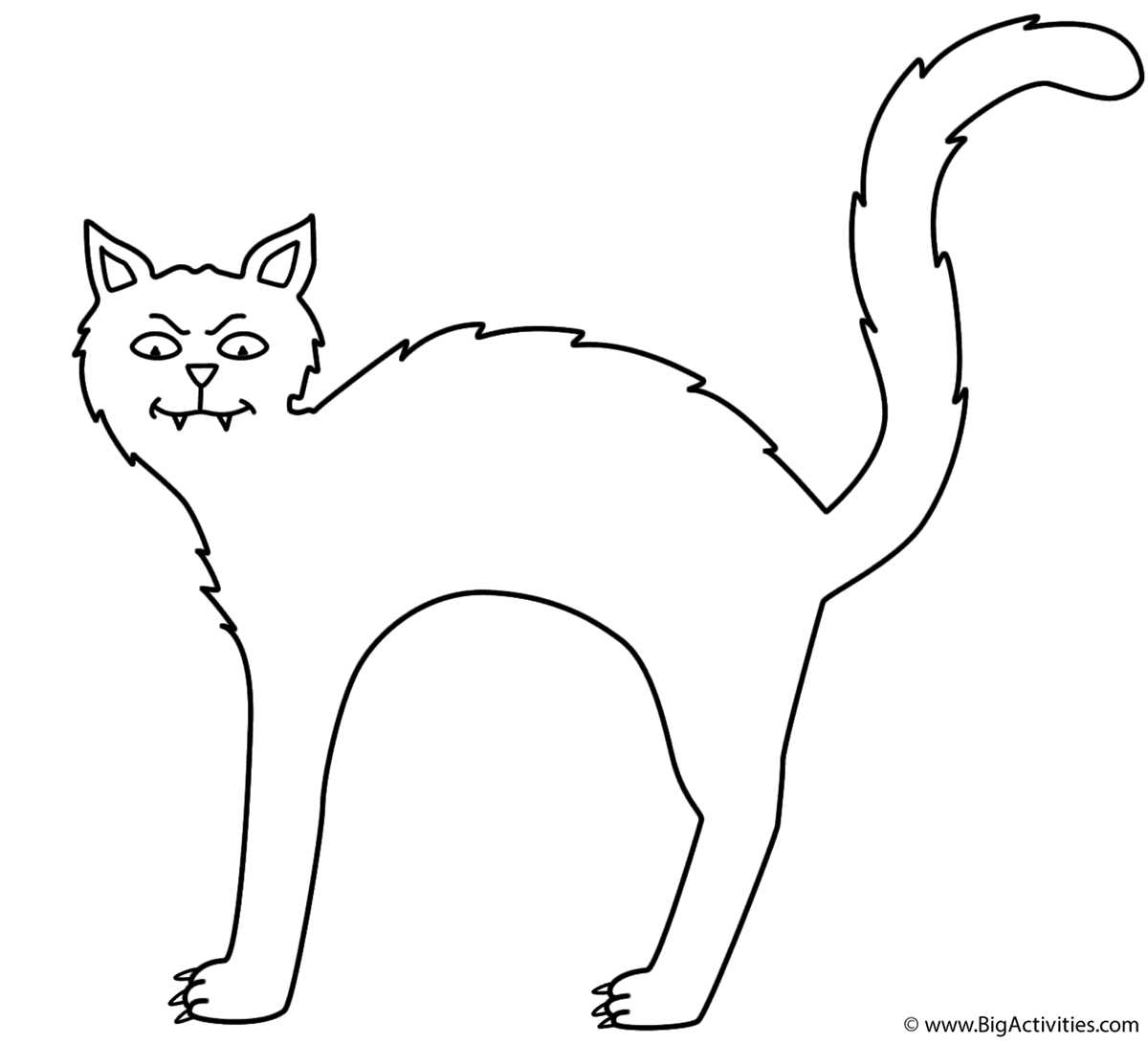 black cat printable