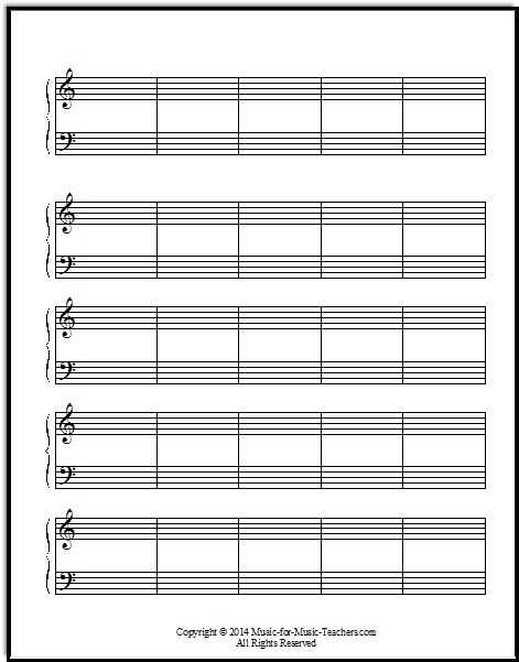 blank printable sheet music