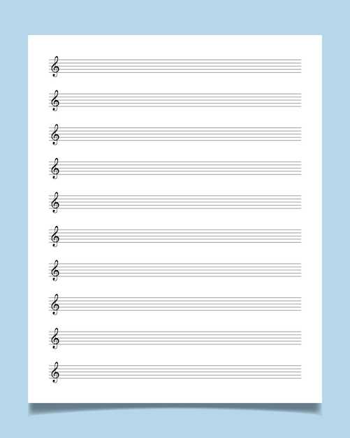 blank printable sheet music
