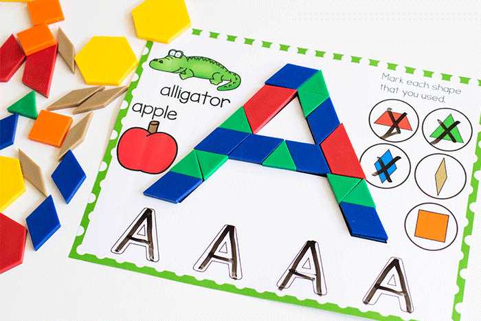 block letter a printable