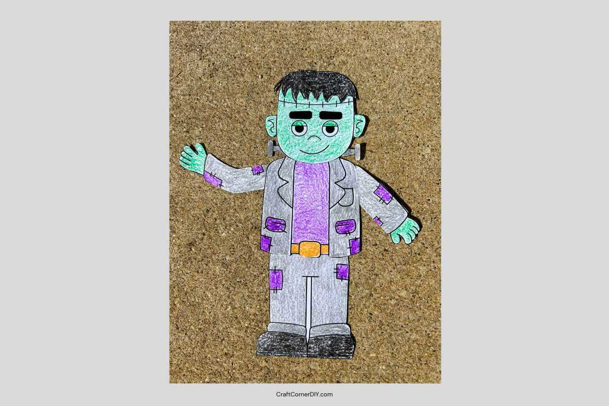 build a frankenstein printable