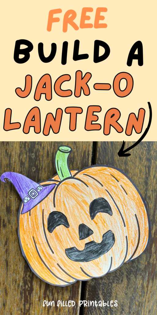 build a pumpkin printable build a pumpkin printable