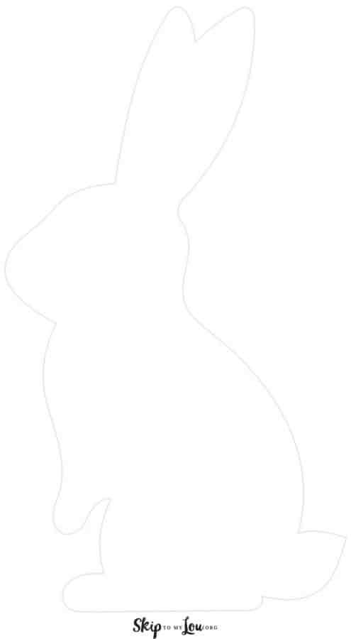 bunny face template printable bunny face template printable