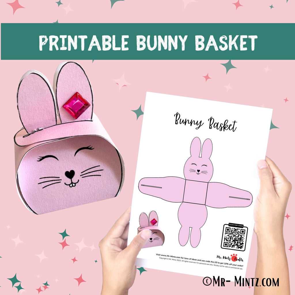 bunny template printable