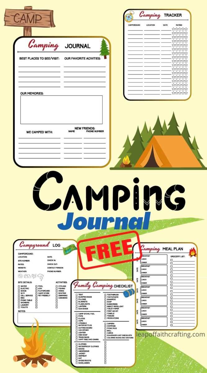 camping free printables camping free printables