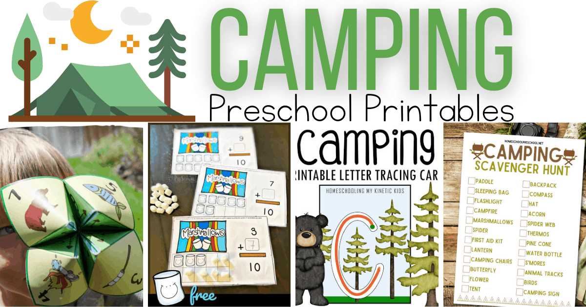 camping free printables camping free printables