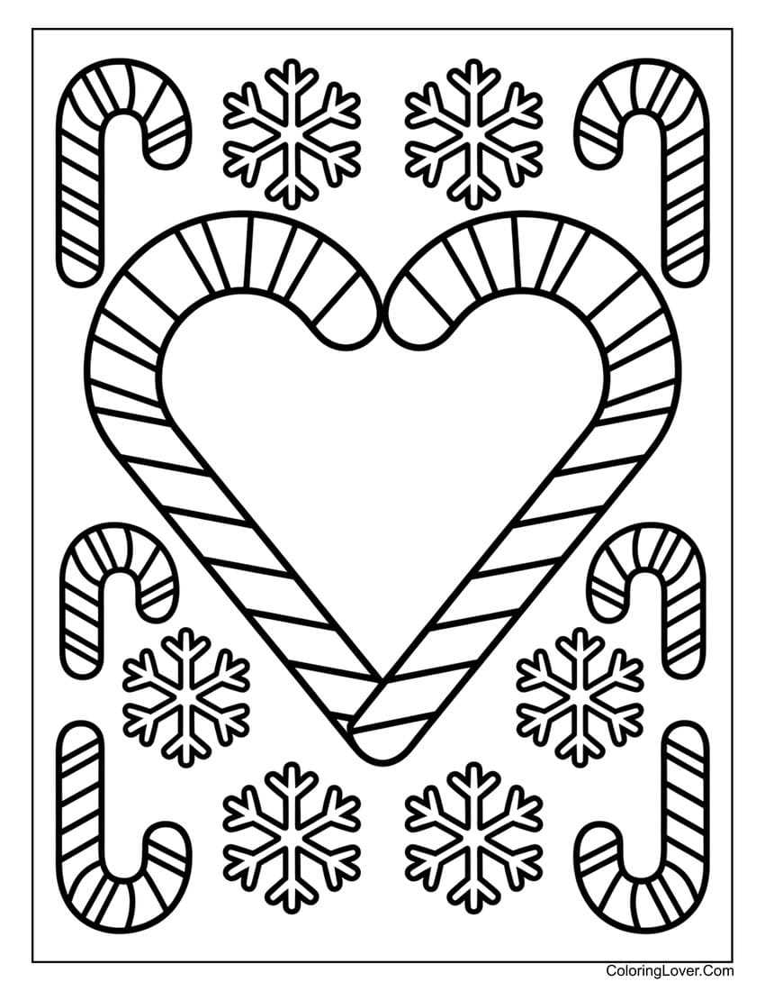 candy cane free printable