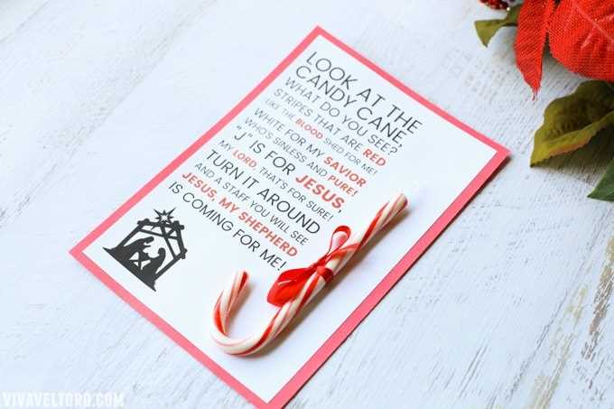 candy cane printable story