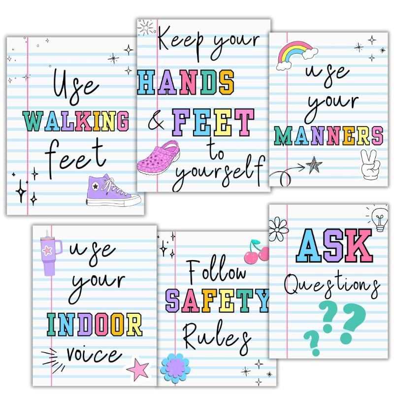 classroom rules printable posters classroom rules printable posters