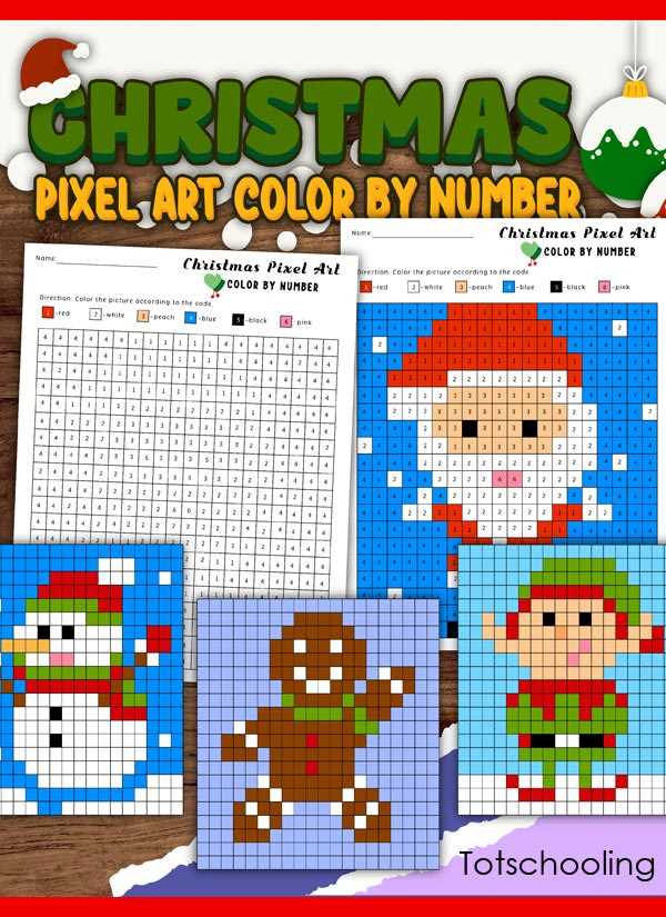 color by number christmas printables color by number christmas printables