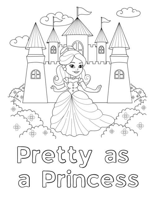 color princess printable color princess printable