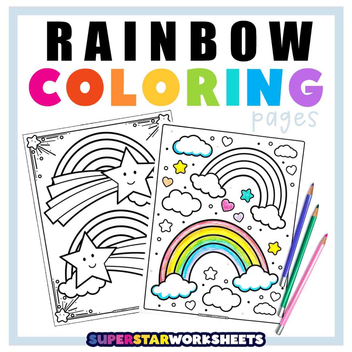 color rainbow printable