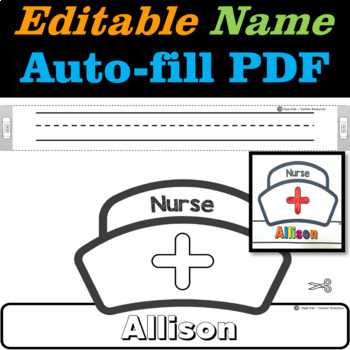 community helpers hats printables