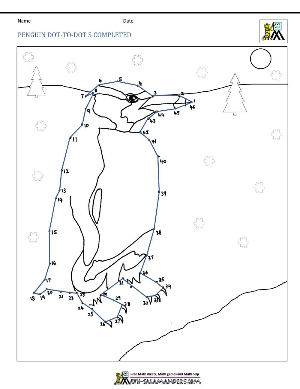 connect the dot printable