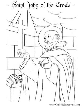 cross printable coloring pages