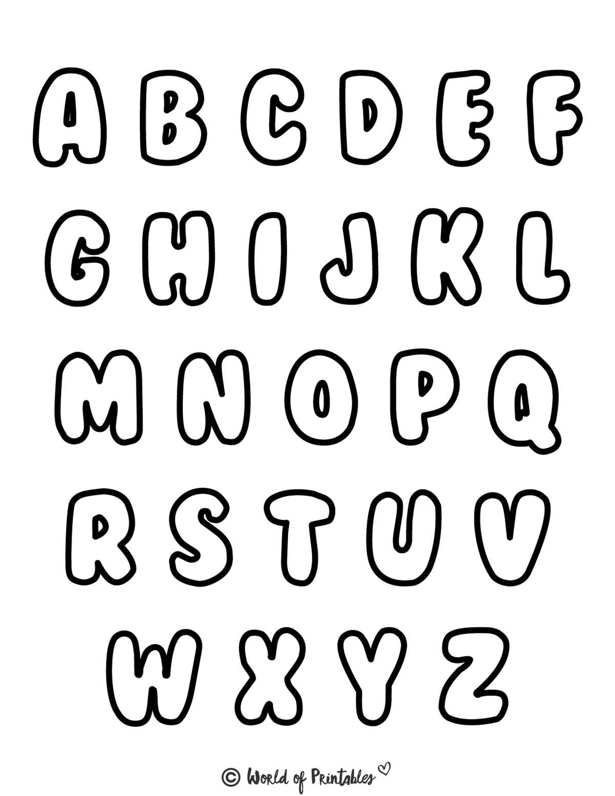 cute printable letters