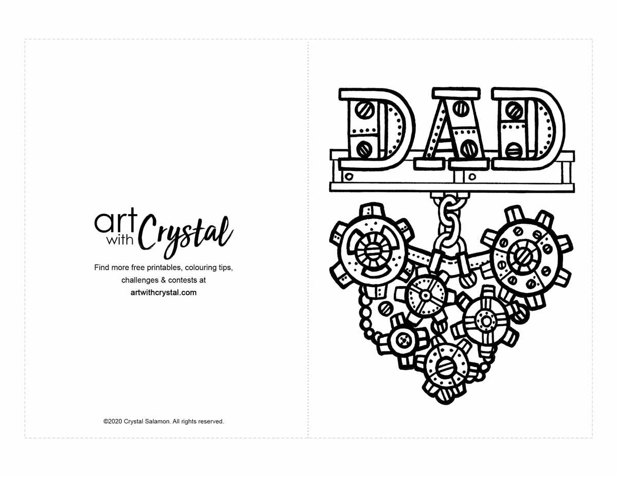 dad birthday card printable