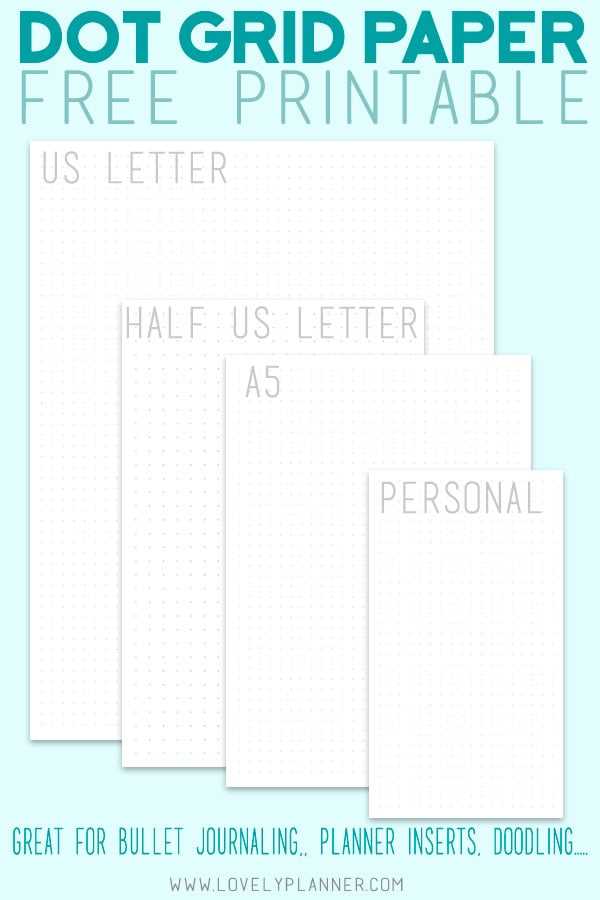 dot graph paper printable