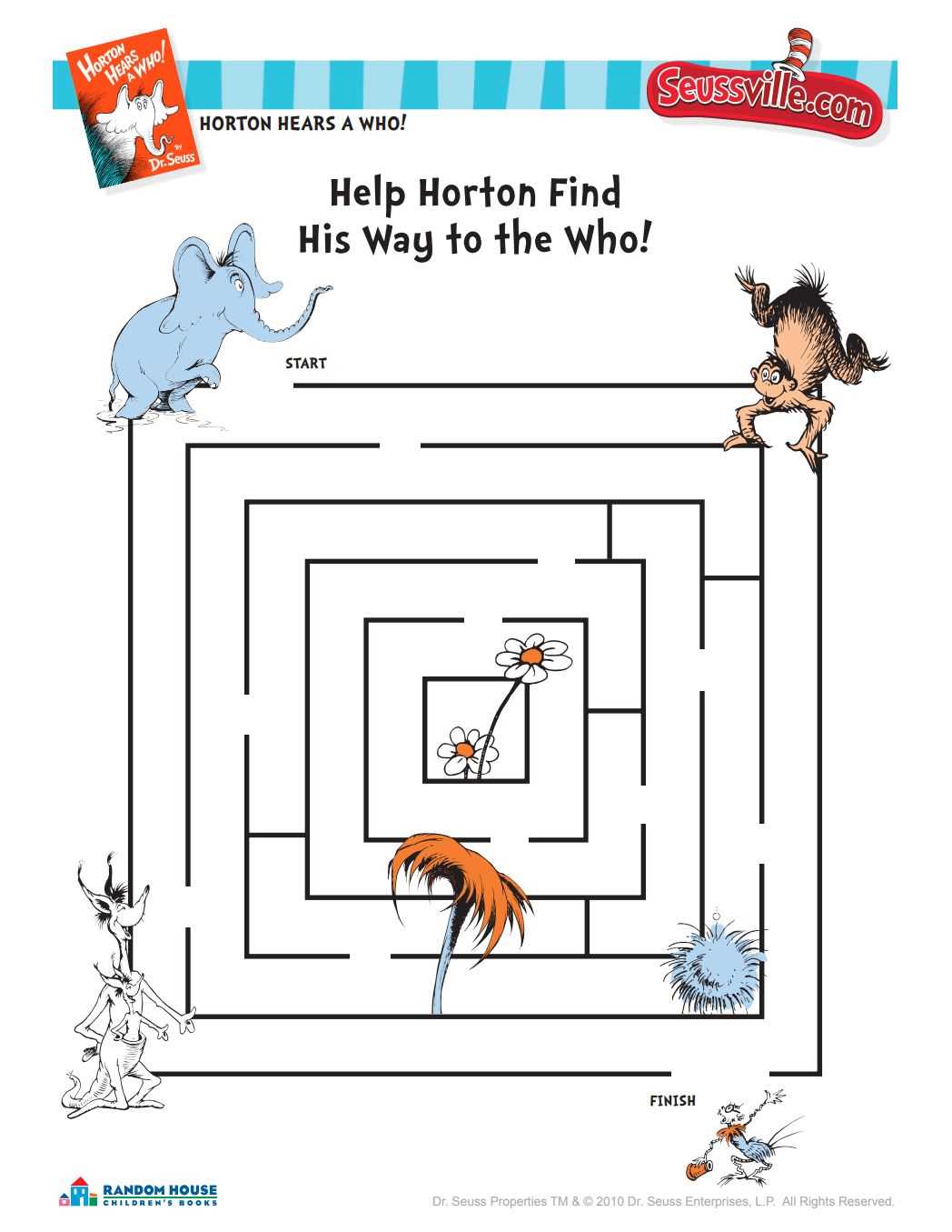 dr seuss printables preschool
