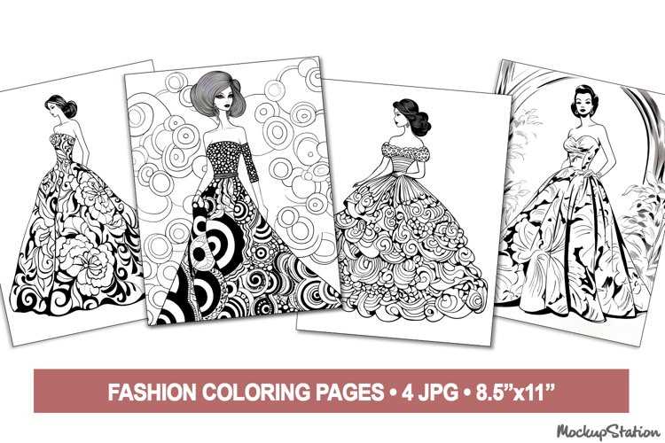 dresses coloring pages printables dresses coloring pages printables