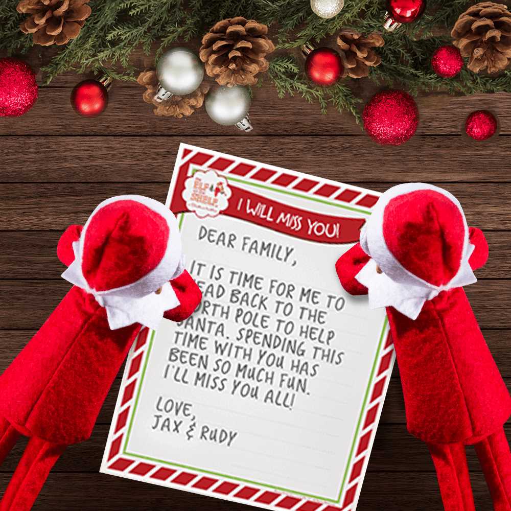 elf on the shelf free printable letters elf on the shelf free printable letters