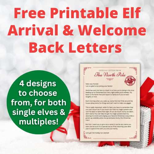 elf on the shelf welcome letter printable elf on the shelf welcome letter printable
