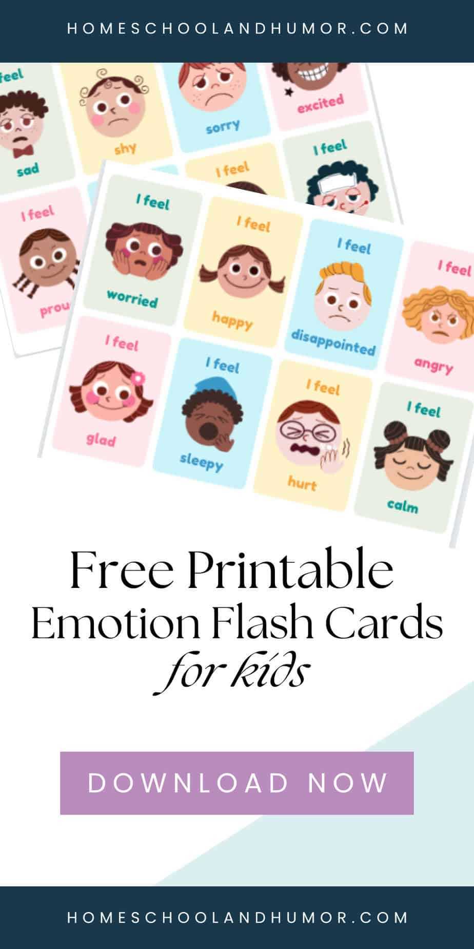 emotions cards printable free