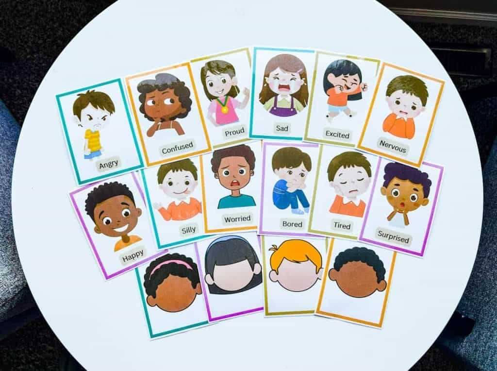emotions cards printable free