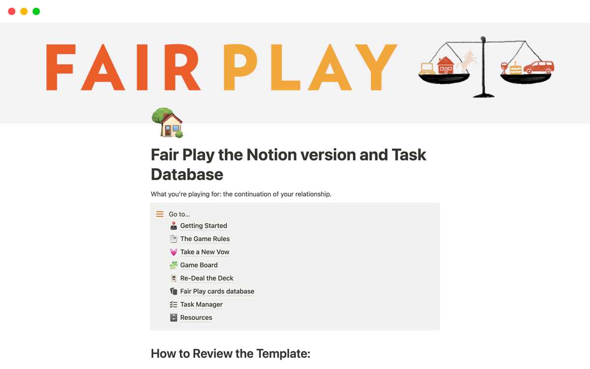 fair play cards printable