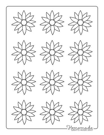 flower petals printable