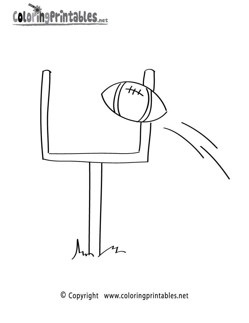 football coloring sheet printable