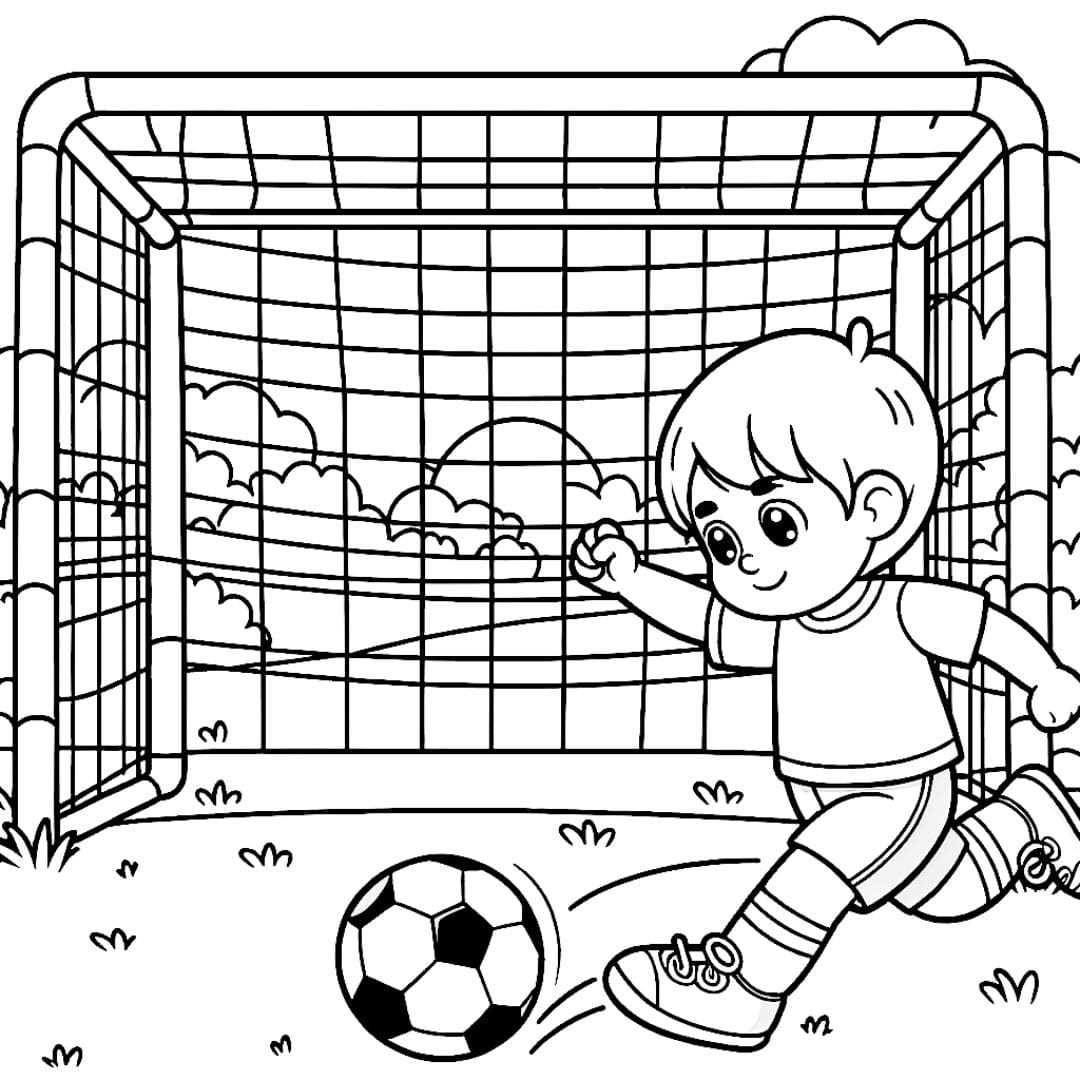 football coloring sheet printable