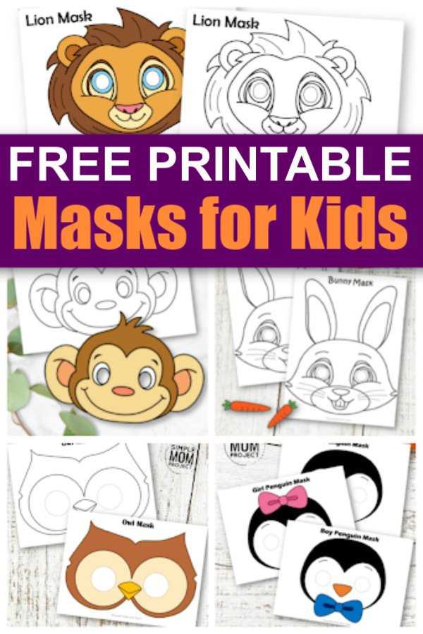 free animal printable masks free animal printable masks
