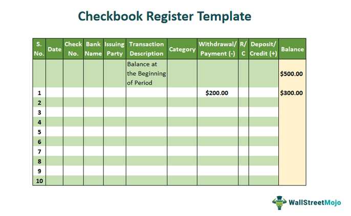 free bank register printable free bank register printable