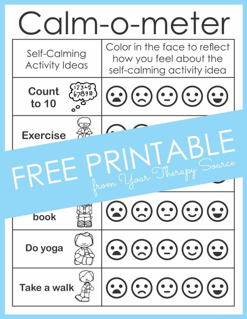 free calm corner printables free calm corner printables