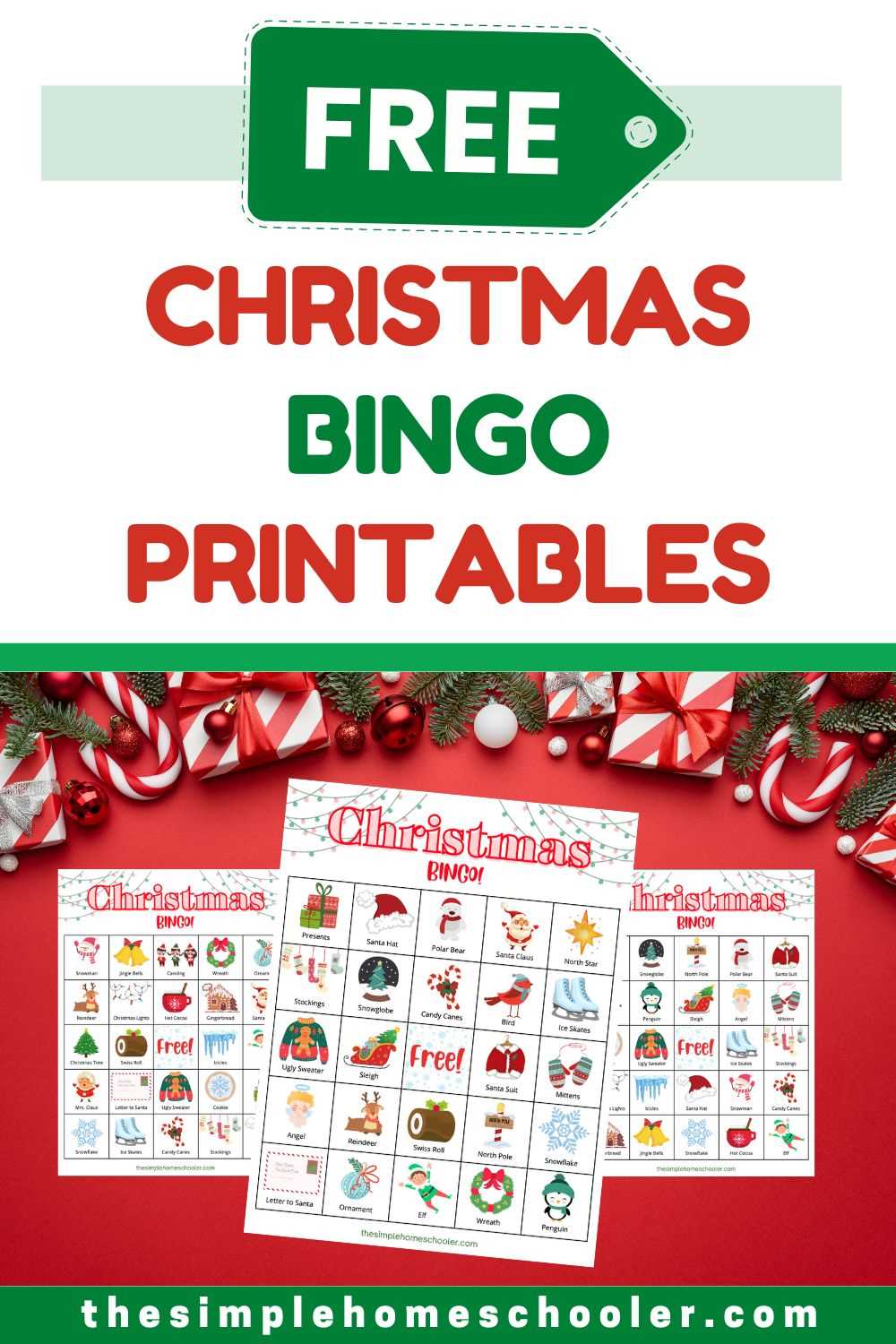 free christmas bingo printable