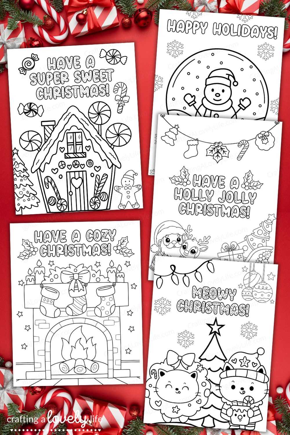 free christmas stationary printables