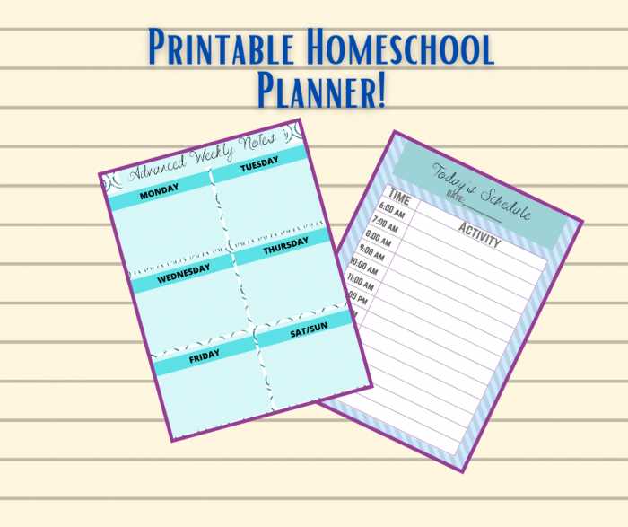 free homeschool planning printables free homeschool planning printables